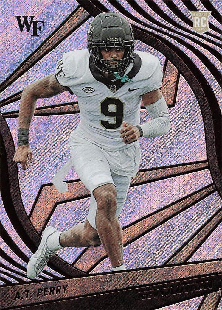 2023 Panini Chronicles Draft Picks Football Revolution A.T. Perry #68