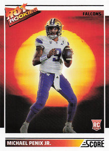 2024 Score Football Hot Rookies Michael Penix Jr. #3
