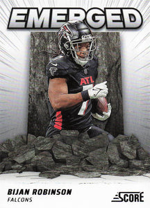 2024 Score Football Emerged Bijan Robinson #EM-BRN