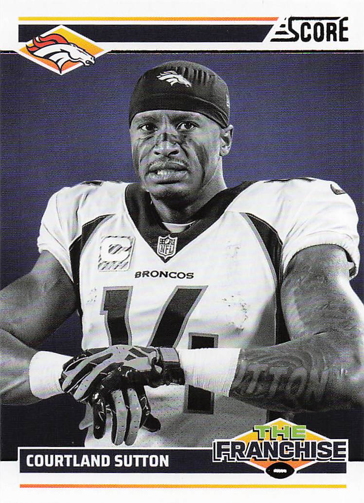 2024 Score Football The Franchise Courtland Sutton #10