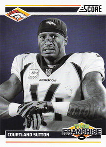 2024 Score Football The Franchise Courtland Sutton #10