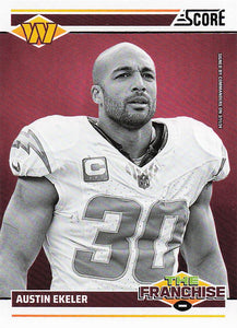 2024 Score Football The Franchise End Zone Austin Ekeler #32