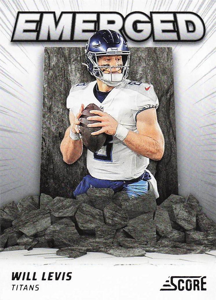 2024 Score Football Emerged Will Levis #EM-WLS
