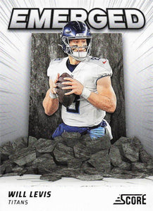 2024 Score Football Emerged Will Levis #EM-WLS
