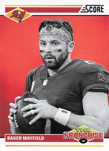 2024 Score Football The Franchise Baker Mayfield #30