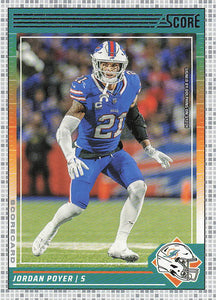 2024 Score Football Scorecard Jordan Poyer #34