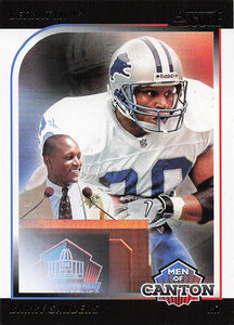 2024 Score Football Men of Canton Barry Sanders #2