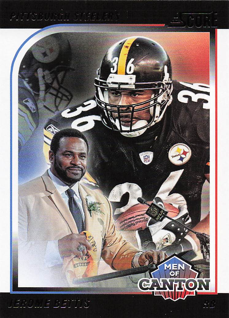2024 Score Football Men of Canton Jerome Bettis #7