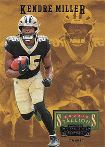 2023 Panini Contenders Football Rookie Stallions Kendre Miller #15