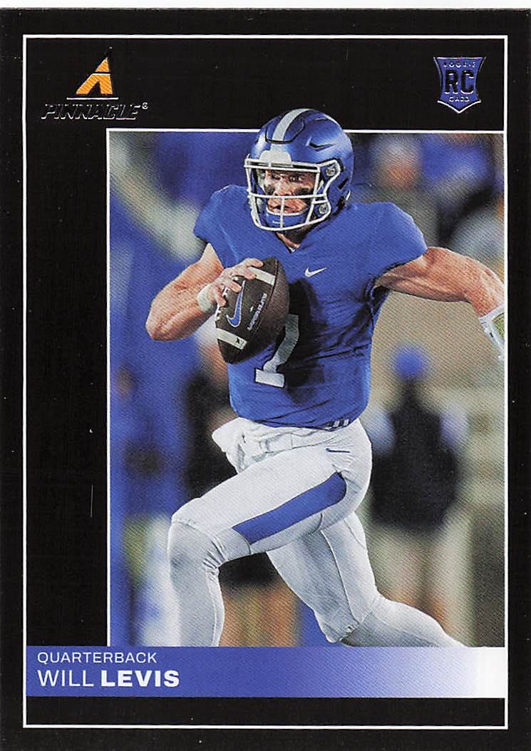 2023 Panini Chronicles Draft Picks Football Pinnacle Will Levis #4