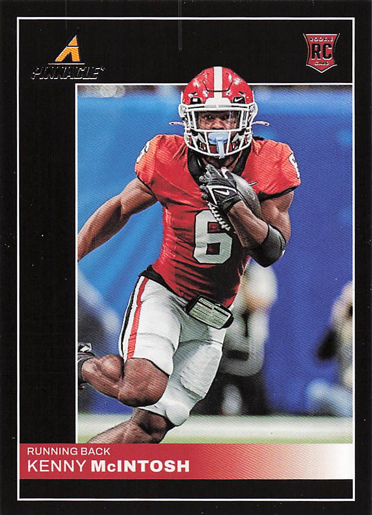 2023 Panini Chronicles Draft Picks Football Pinnacle Kenny McIntosh #25