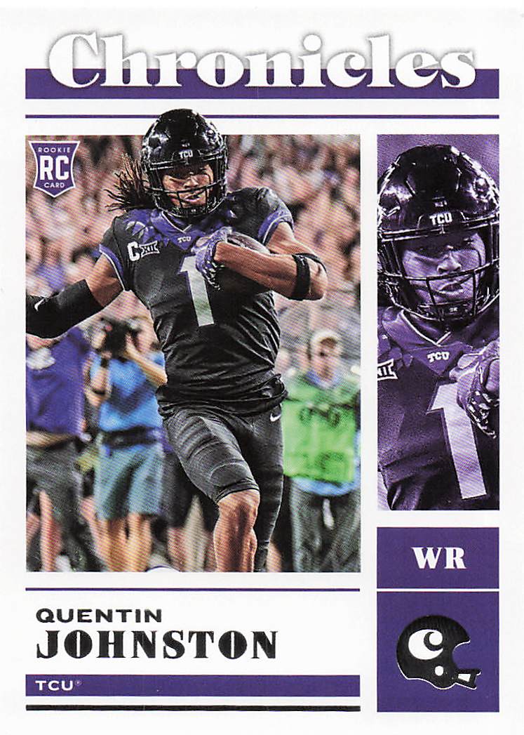 2023 Panini Chronicles Draft Picks Football Quentin Johnston #3