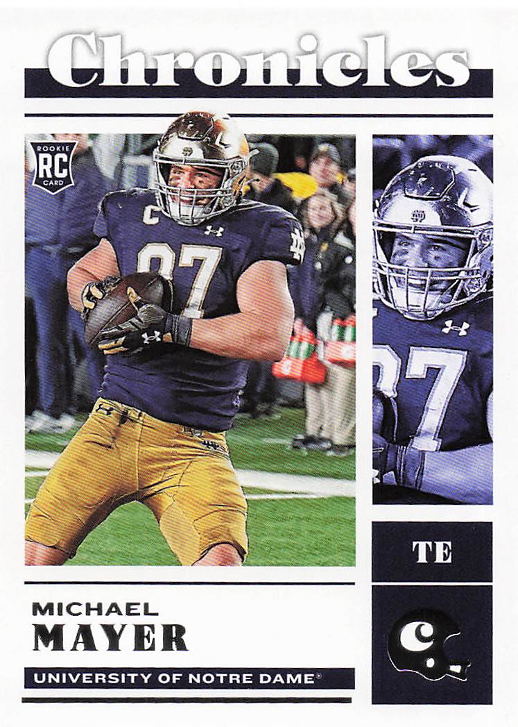2023 Panini Chronicles Draft Picks Football Michael Mayer #8