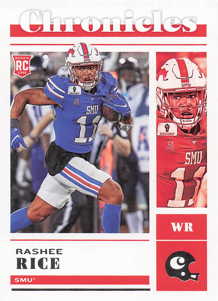 2023 Panini Chronicles Draft Picks Football Rashee Rice #15