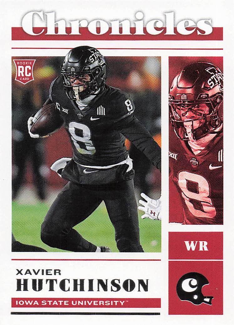 2023 Panini Chronicles Draft Picks Football Xavier Hutchinson #23