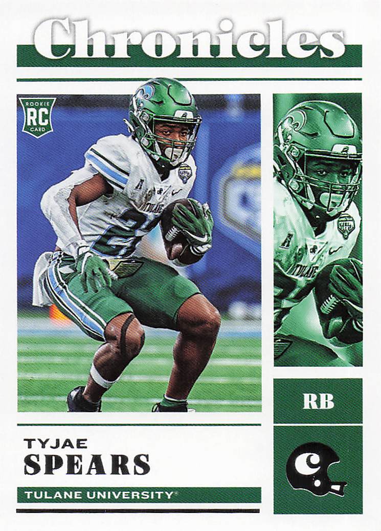 2023 Panini Chronicles Draft Picks Football Tyjae Spears #24