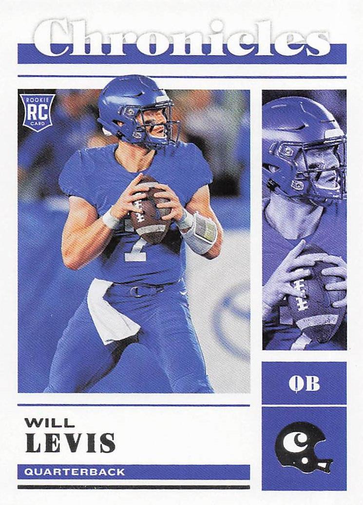 2023 Panini Chronicles Draft Picks Football Will Levis #4