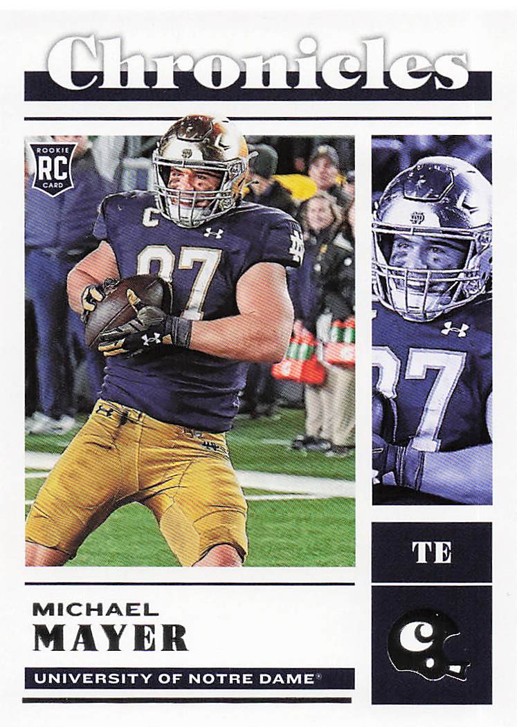 2023 Panini Chronicles Draft Picks Football Michael Mayer #8