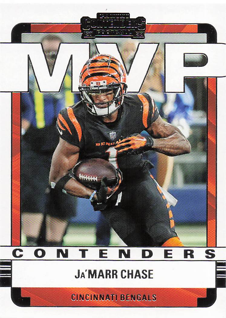 2022 Panini Contenders Football MVP Contenders Ja'Marr Chase #MVP-JCH