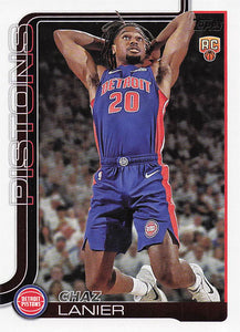 2025-26 Topps Basketball Chaz Lanier #238 Rookie