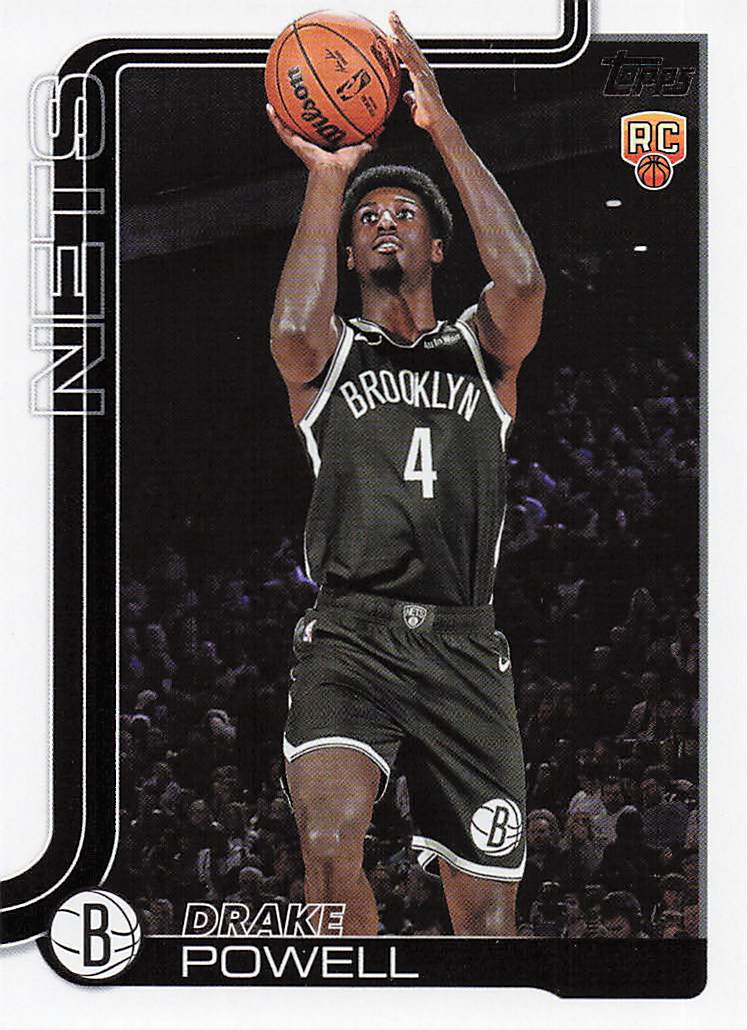 2025-26 Topps Basketball Drake Powell #222 Rookie