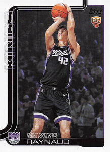 2025-26 Topps Basketball Maxime Raynaud #243 Rookie