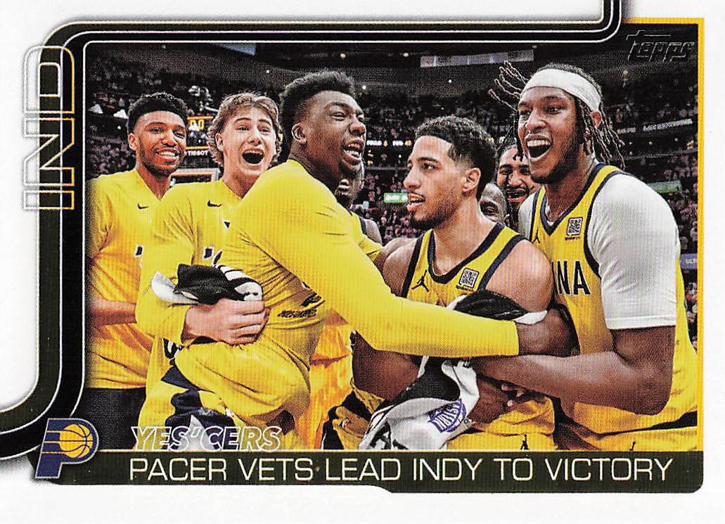 2025-26 Topps Basketball Yes'Cers: Pacer Vets Lead Indy To Victory #280