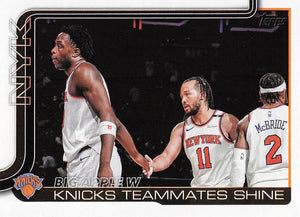 2025-26 Topps Basketball Big Apple W: Knicks Teammates Shine #274