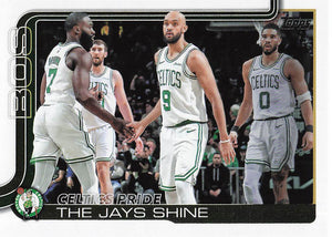 2025-26 Topps Basketball Celtics Pride: The Jays Shine #272