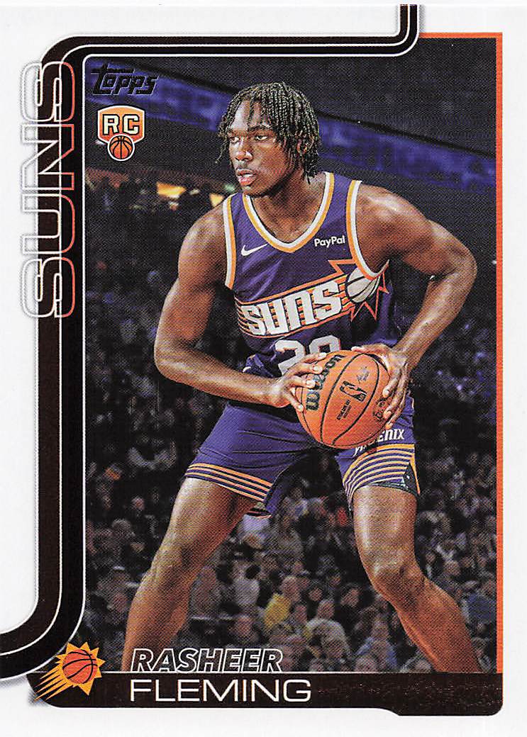 2025-26 Topps Basketball Rasheer Fleming #231 Rookie