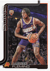 2025-26 Topps Basketball Rasheer Fleming #231 Rookie