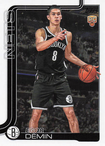 2025-26 Topps Basketball Egor Dëmin #208 Rookie