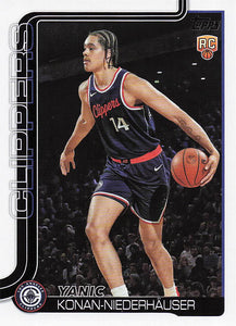 2025-26 Topps Basketball Yanic Konan-Niederhäuser #230 Rookie