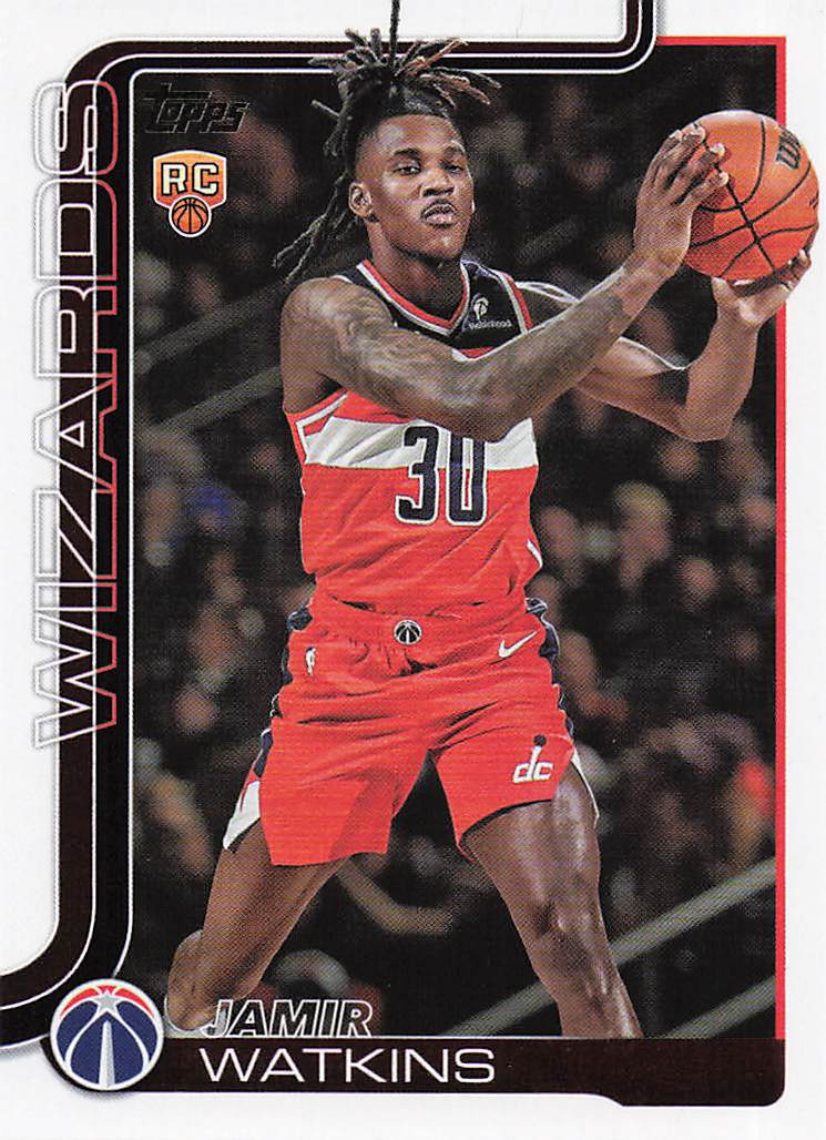 2025-26 Topps Basketball Jamir Watkins #244 Rookie