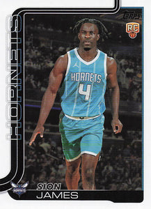 2025-26 Topps Basketball Sion James #233 Rookie