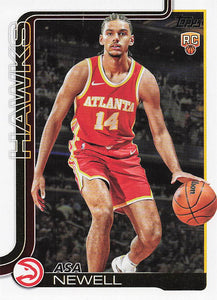 2025-26 Topps Basketball Asa Newell #223 Rookie