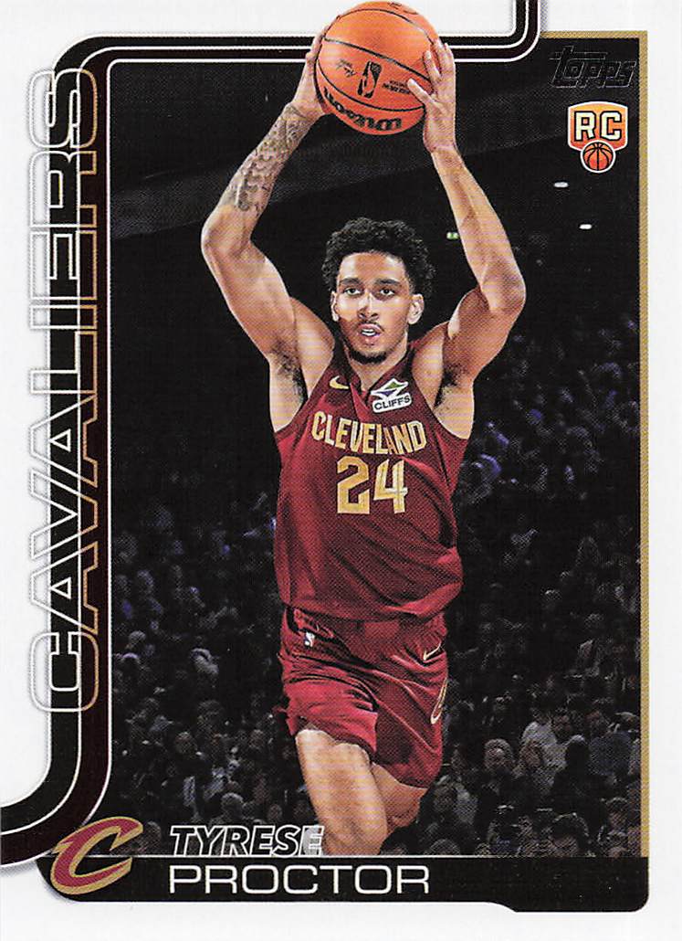 2025-26 Topps Basketball Tyrese Proctor #250 Rookie