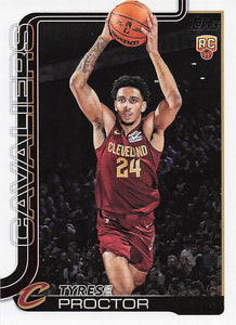 2025-26 Topps Basketball Tyrese Proctor #250 Rookie