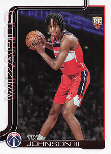 2025-26 Topps Basketball Tre Johnson III #206 Rookie