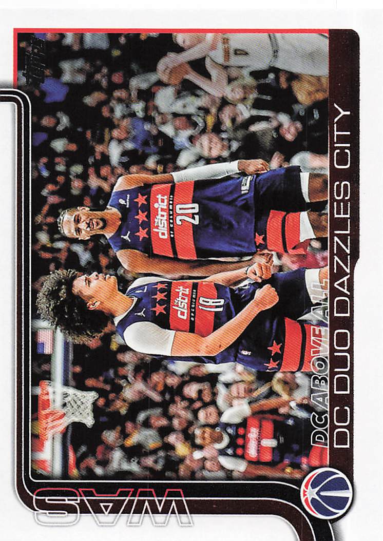 2025-26 Topps Basketball DC Above All: DC Duo Dazzles City #285