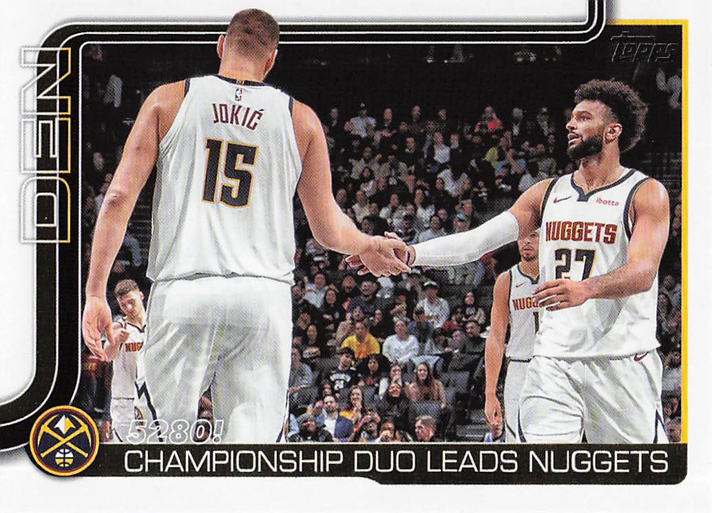2025-26 Topps Basketball 5280!: Championship Duo Leads Nuggets #286
