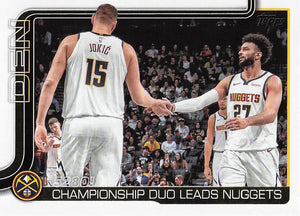 2025-26 Topps Basketball 5280!: Championship Duo Leads Nuggets #286