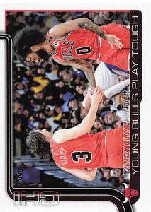 2025-26 Topps Basketball Windy City Wonder: Young Bulls Play Tough #277