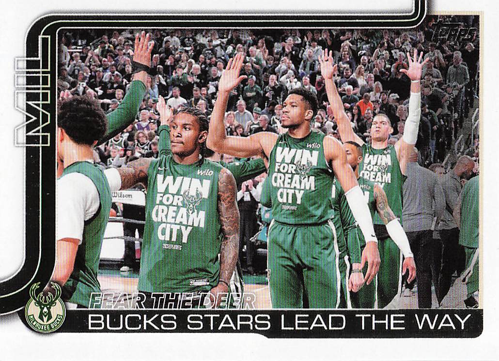 2025-26 Topps Basketball Fear the Deer: Bucks Stars Lead the Way #281