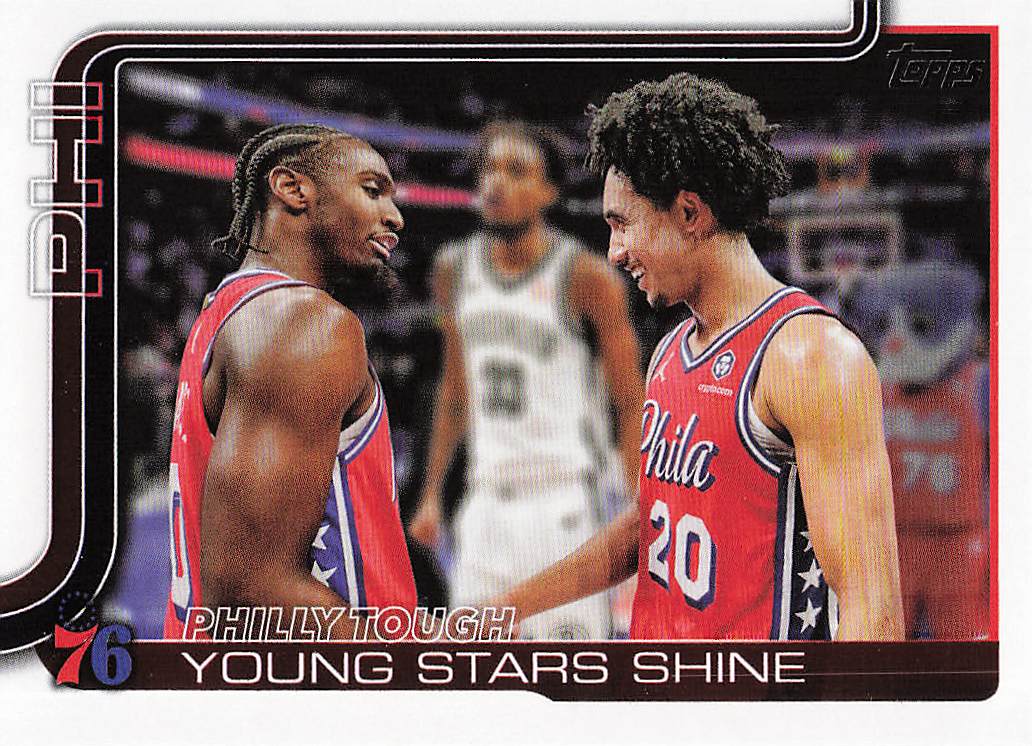 2025-26 Topps Basketball Philly Tough: Young Stars Shine #275
