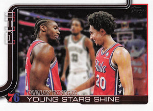 2025-26 Topps Basketball Philly Tough: Young Stars Shine #275