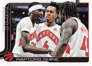 2025-26 Topps Basketball We The North: Raptors Shine #276