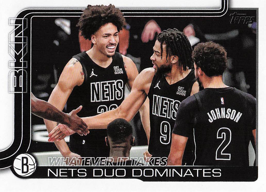2025-26 Topps Basketball Whatever It Takes: Nets Duo Dominates #273