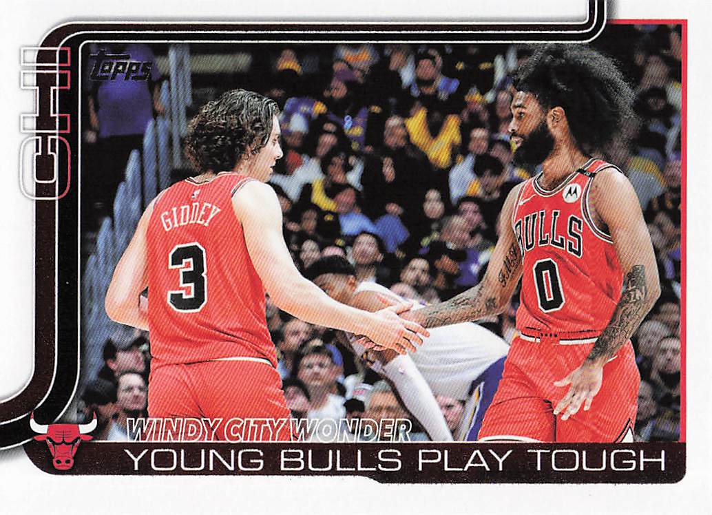 2025-26 Topps Basketball Windy City Wonder: Young Bulls Play Tough #277