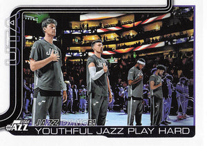 2025-26 Topps Basketball Jazz Dance!: Youthful Jazz Play Hard #290